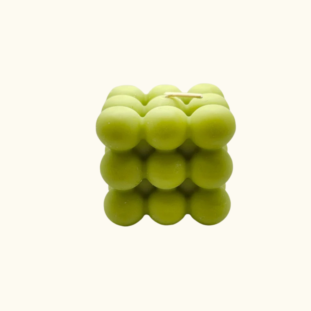 Bubble Kerze - Mintgrün