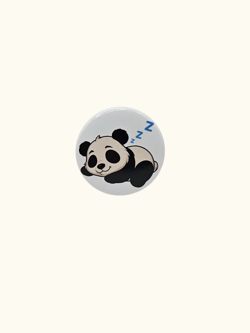 Magnet "Panda am schlafen" - Ø 3,8cm