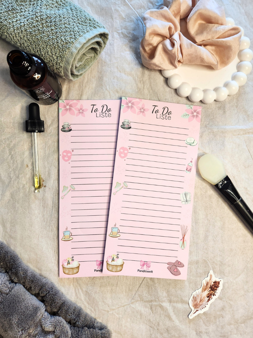 To Do Liste "Spa Moment" - 25 Blatt