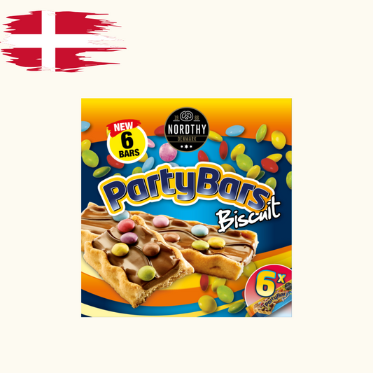 Nordthy Party Bars Biscuit - 6x27g