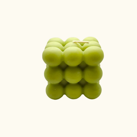 Bubble Kerze - Mintgrün