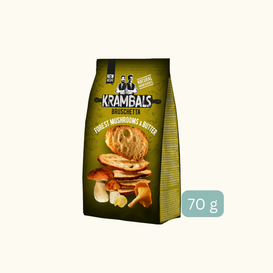 Krambals Bruschetta Mushrooms & Butter - 70g