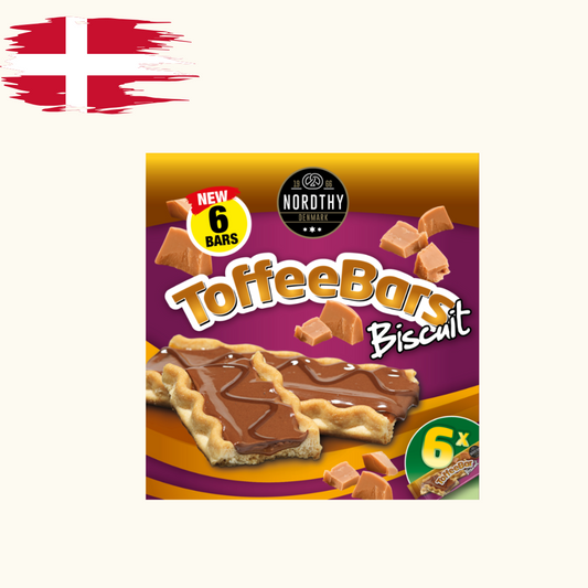Nordthy Toffee Bars Biscuit - 6x25g
