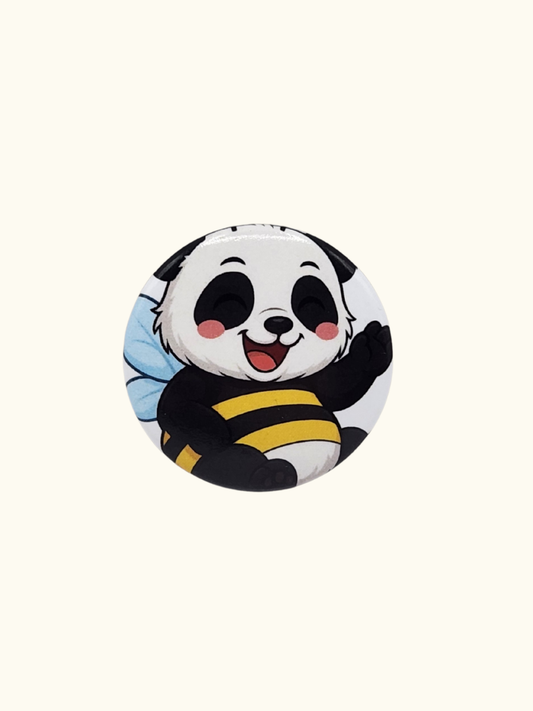 B-Ware - Magnet "Panda als Biene" - Ø 3,8cm