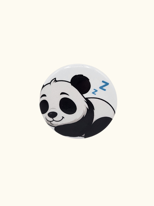 B-Ware - "Panda am Schlafen" - Ø 3,8cm
