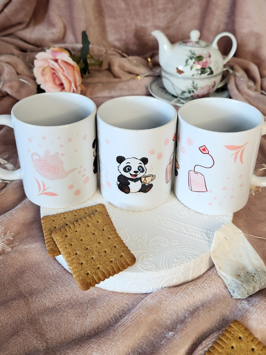 Einzigartige Tasse für Tee mit Panda Motiv für die gemütliche Jahreszeit