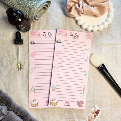 To-Do Liste Spa Moments für die Organisation von wichtigen To Dos im Alltag - als Geschenk für Mädchen und Frauen