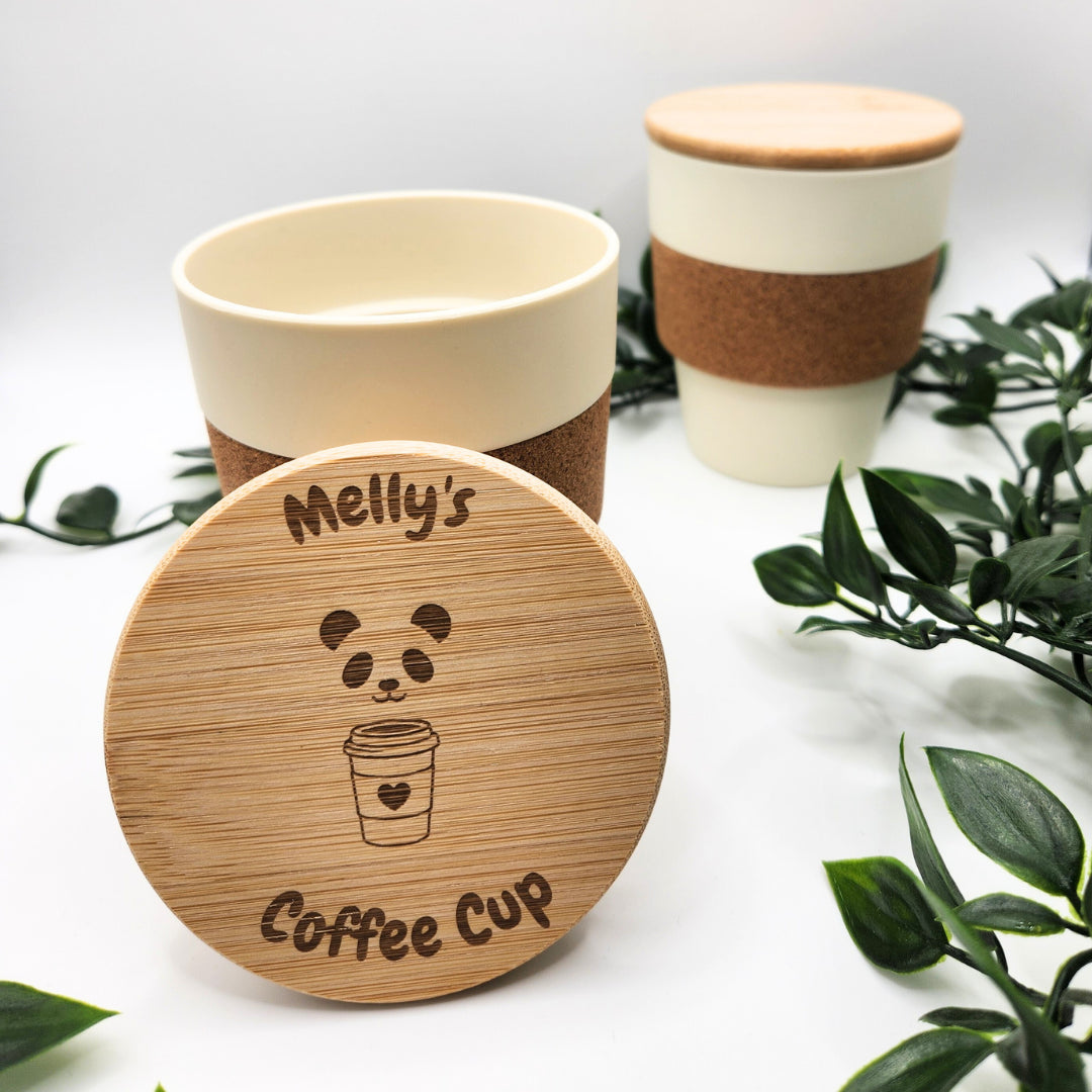 Kaffeebecher mit Gravur von Wunschnamen - Coffee Cup oder Tea Cup - Geschenk für Freundin