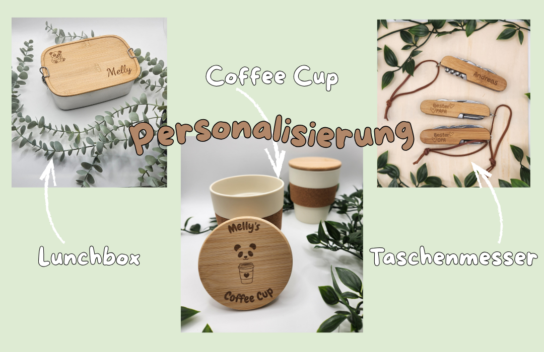 Personalisierte Artikel als Geschenk für Kinder und Erwachsene - Brotdose mit Gravur