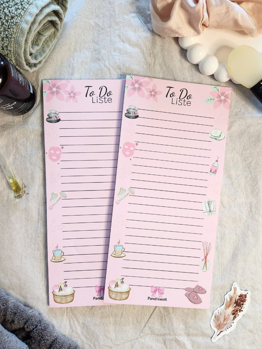 To Do Liste "Spa Moment" - 25 Blatt