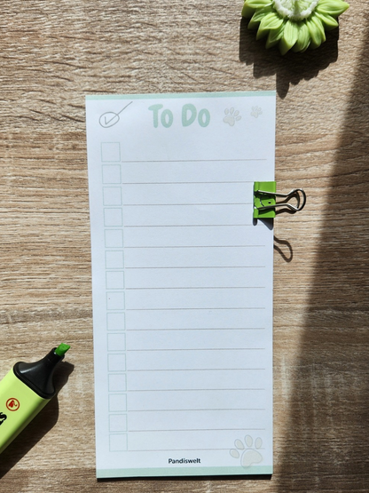 To Do Liste - 10 Blatt